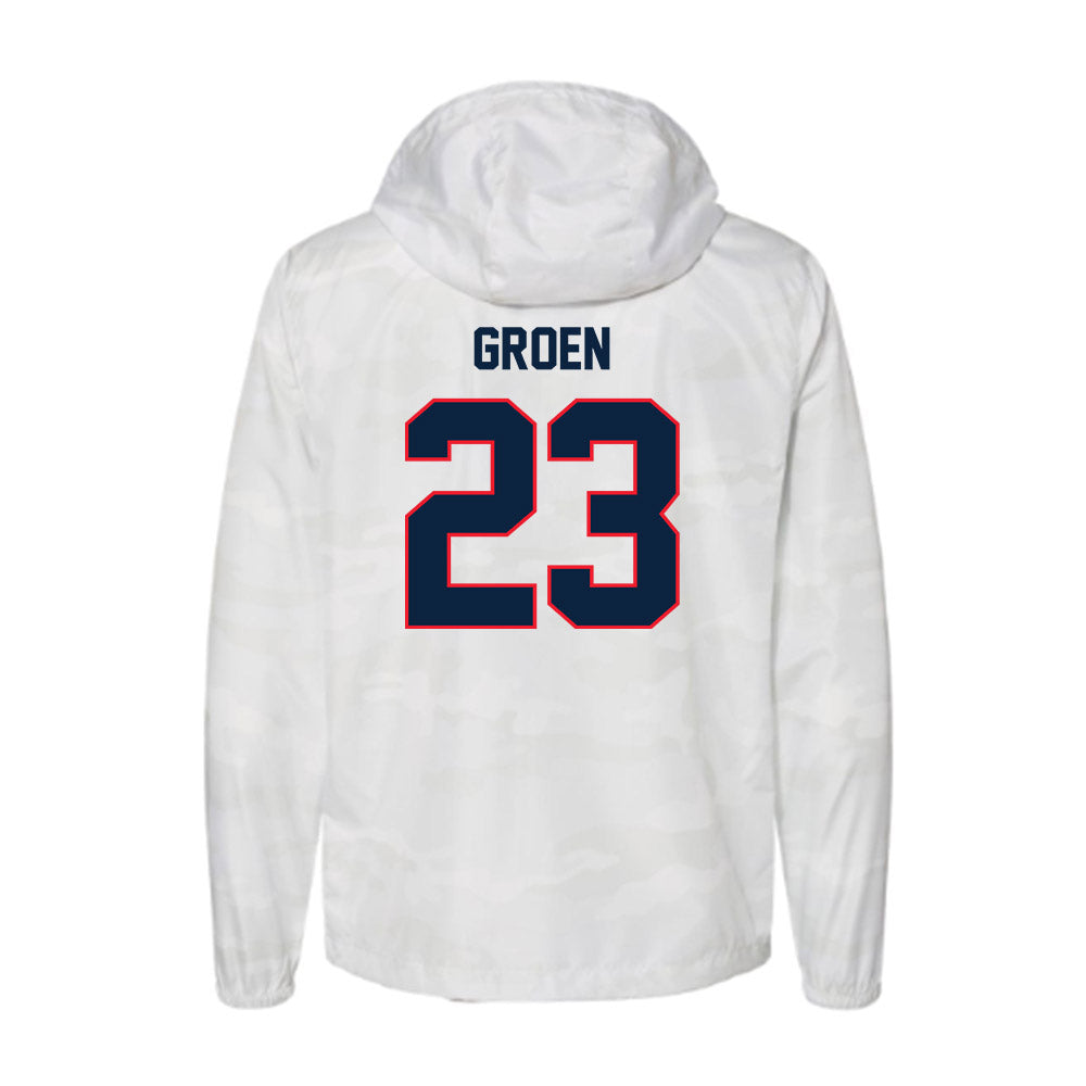 UConn - NCAA Baseball : Carter Groen - Windbreaker-1