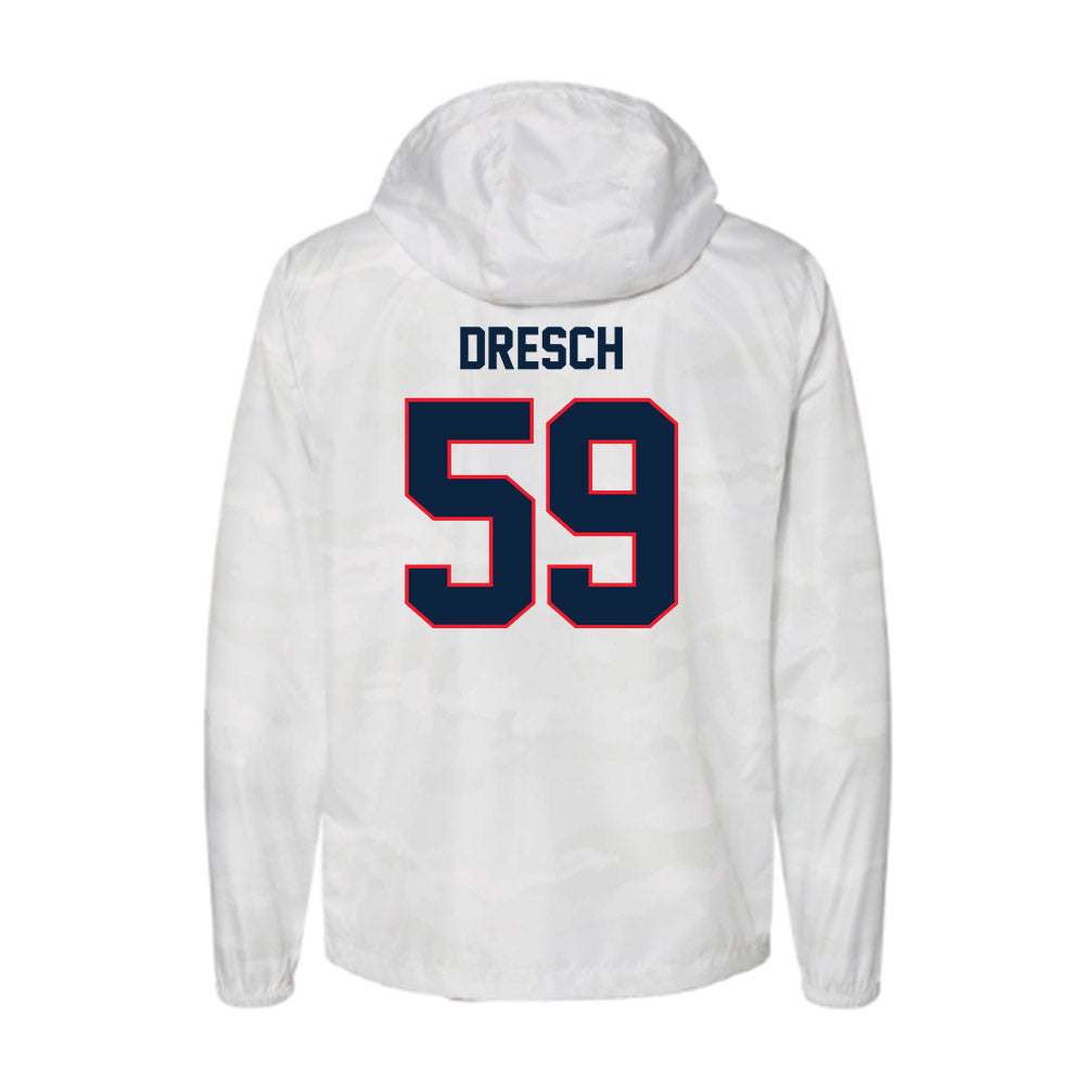 UConn - NCAA Football : Eddie Dresch - Windbreaker
