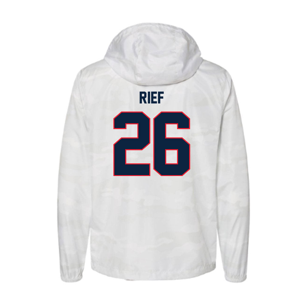 UConn - NCAA Football : Soren Rief - Windbreaker-1