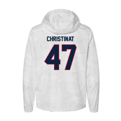 UConn - NCAA Football : Zachary Christinat - Windbreaker