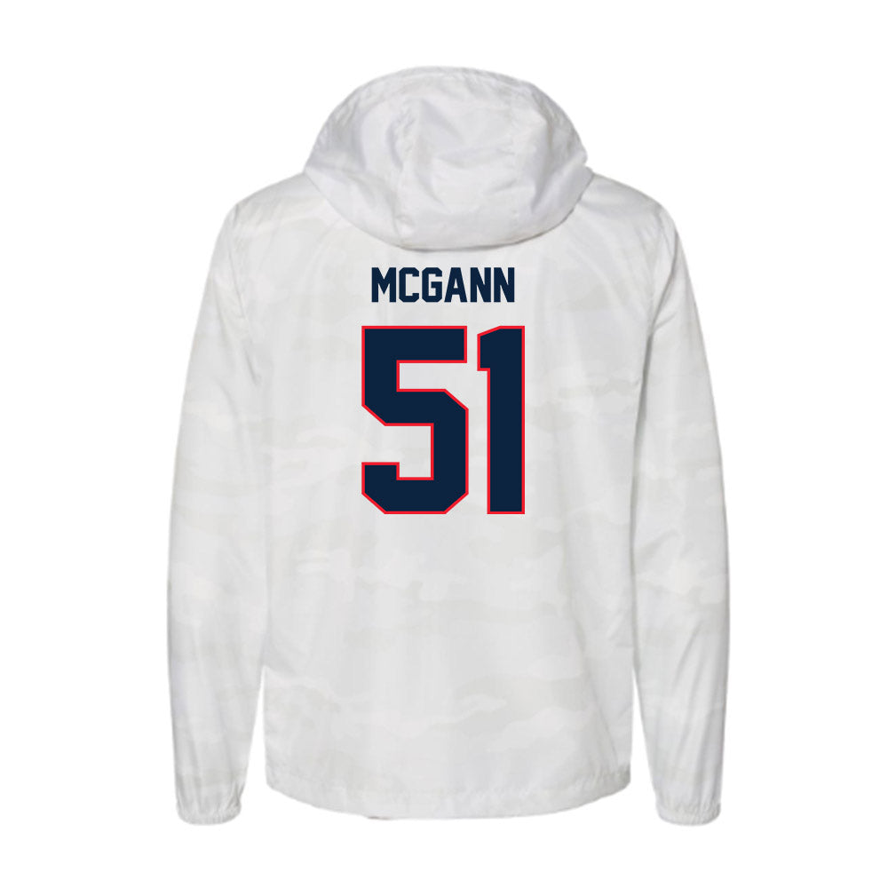 UConn - NCAA Football : Joe McGann - Windbreaker-1