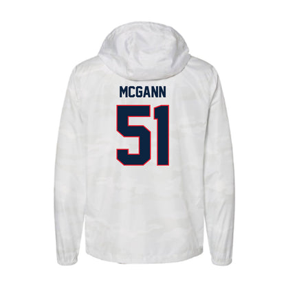 UConn - NCAA Football : Joe McGann - Windbreaker-1