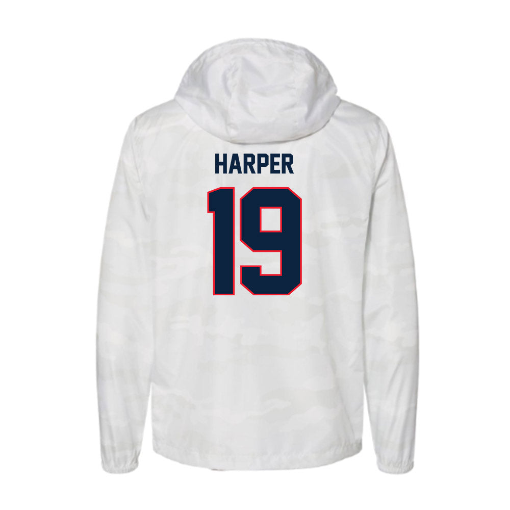 UConn - NCAA Football : Jackson Harper - Windbreaker