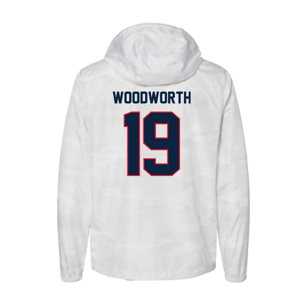 UConn - NCAA Women's Ice Hockey : Megan Woodworth - Windbreaker