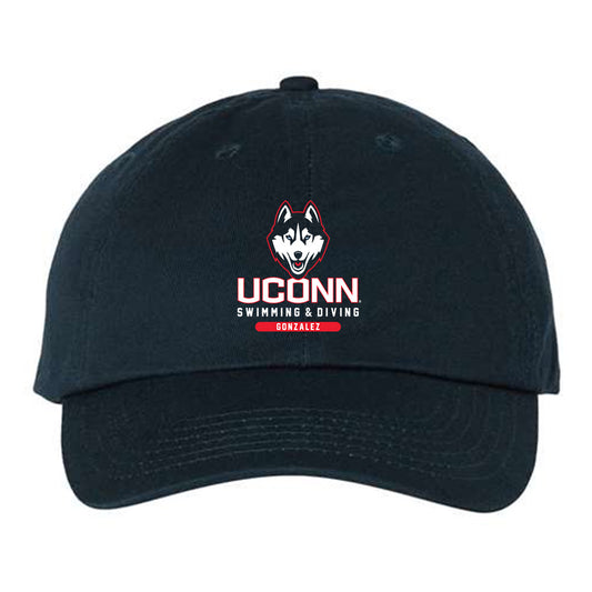 UConn - NCAA Women's Swimming & Diving : Aniya Gonzalez - Dad Hat-0