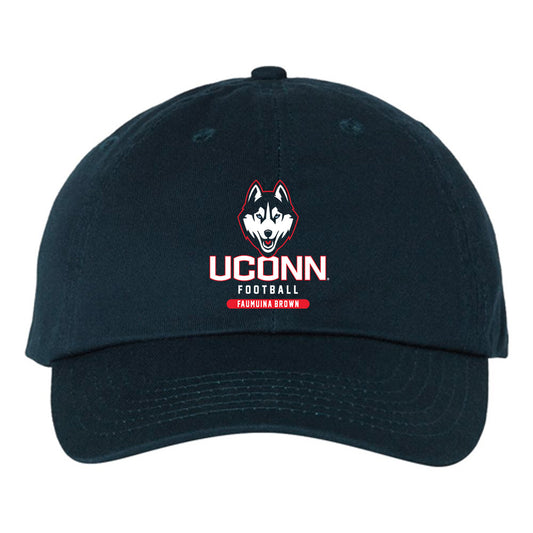 UConn - NCAA Football : Tui Faumuina-Brown - Dad Hat