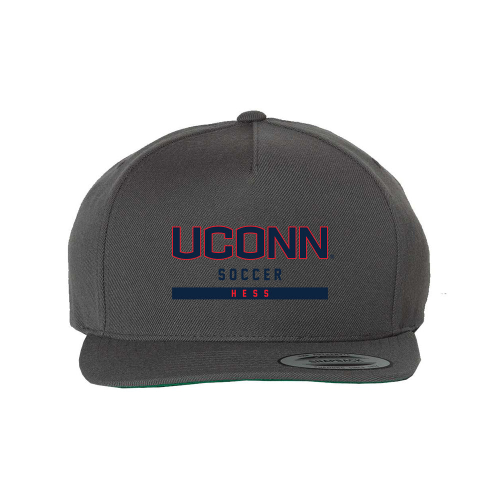 UConn - NCAA Men's Soccer : Justin Hess - Snapback Hat