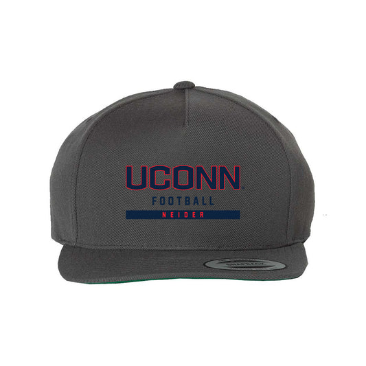 UConn - NCAA Football : John Neider - Snapback Hat