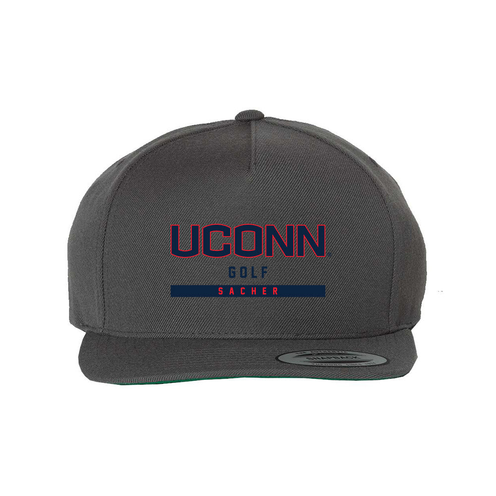 UConn - NCAA Men's Golf : Christopher Sacher - Snapback Hat