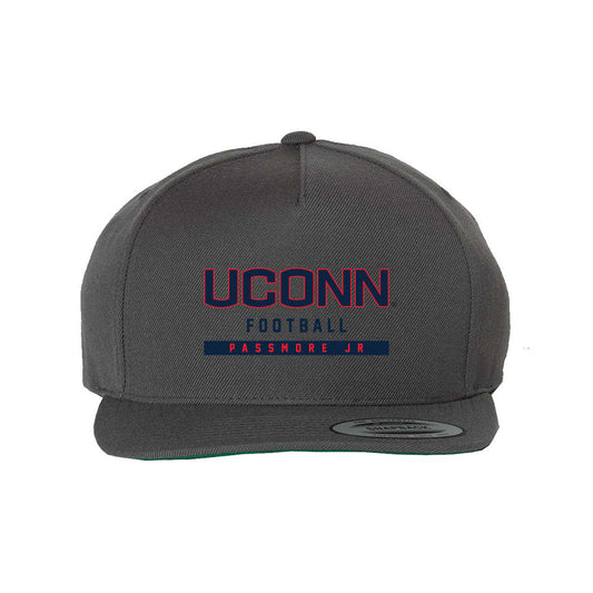 UConn - NCAA Football : Timothy Passmore Jr - Snapback Hat