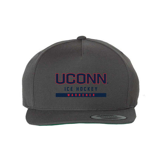 UConn - NCAA Women's Ice Hockey : Megan Warrener - Snapback Hat
