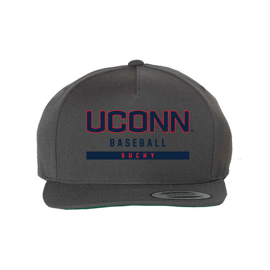 UConn - NCAA Baseball : Cayden Suchy - Snapback Hat-0
