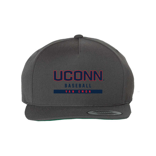 UConn - NCAA Baseball : Gabe Van Emon - Snapback Hat