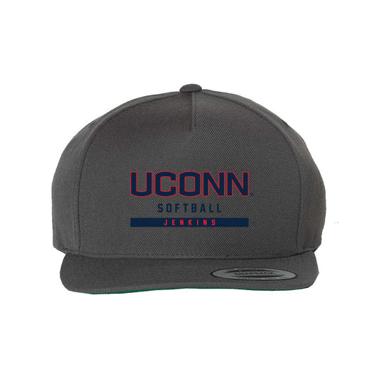 UConn - NCAA Softball : Grace Jenkins - Snapback Hat