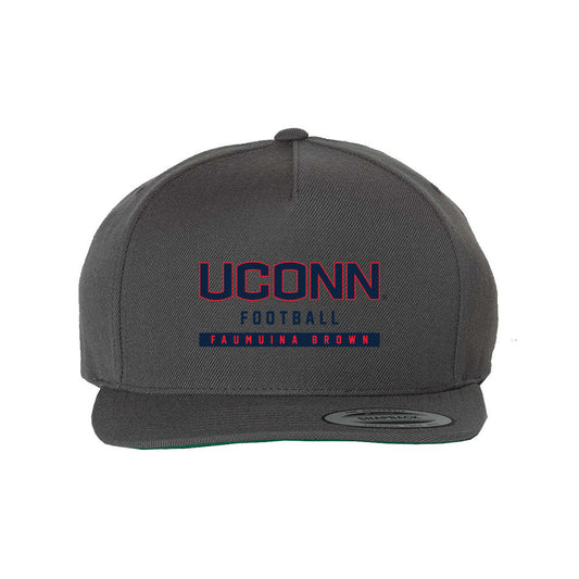 UConn - NCAA Football : Tui Faumuina-Brown - Snapback Hat