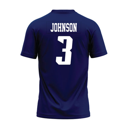 Rice - NCAA Football : JoVoni Johnson - Navy Blue AAC Premium Football Jersey