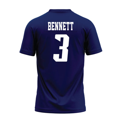 Rice - NCAA Football : Coleman Bennett - Navy Blue AAC Premium Football Jersey