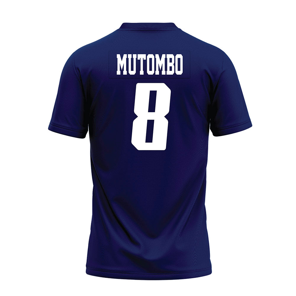 Rice - NCAA Football : Joseph Mutombo - Navy Blue AAC Premium Football Jersey-1