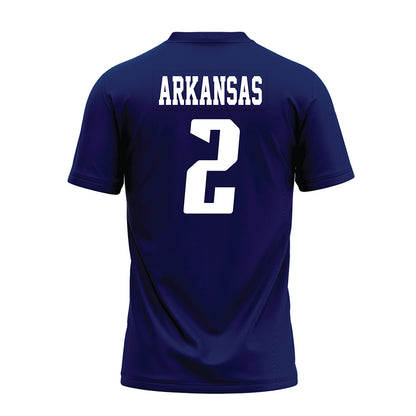 Rice - NCAA Football : DJ Arkansas - Navy Blue AAC Premium Football Jersey