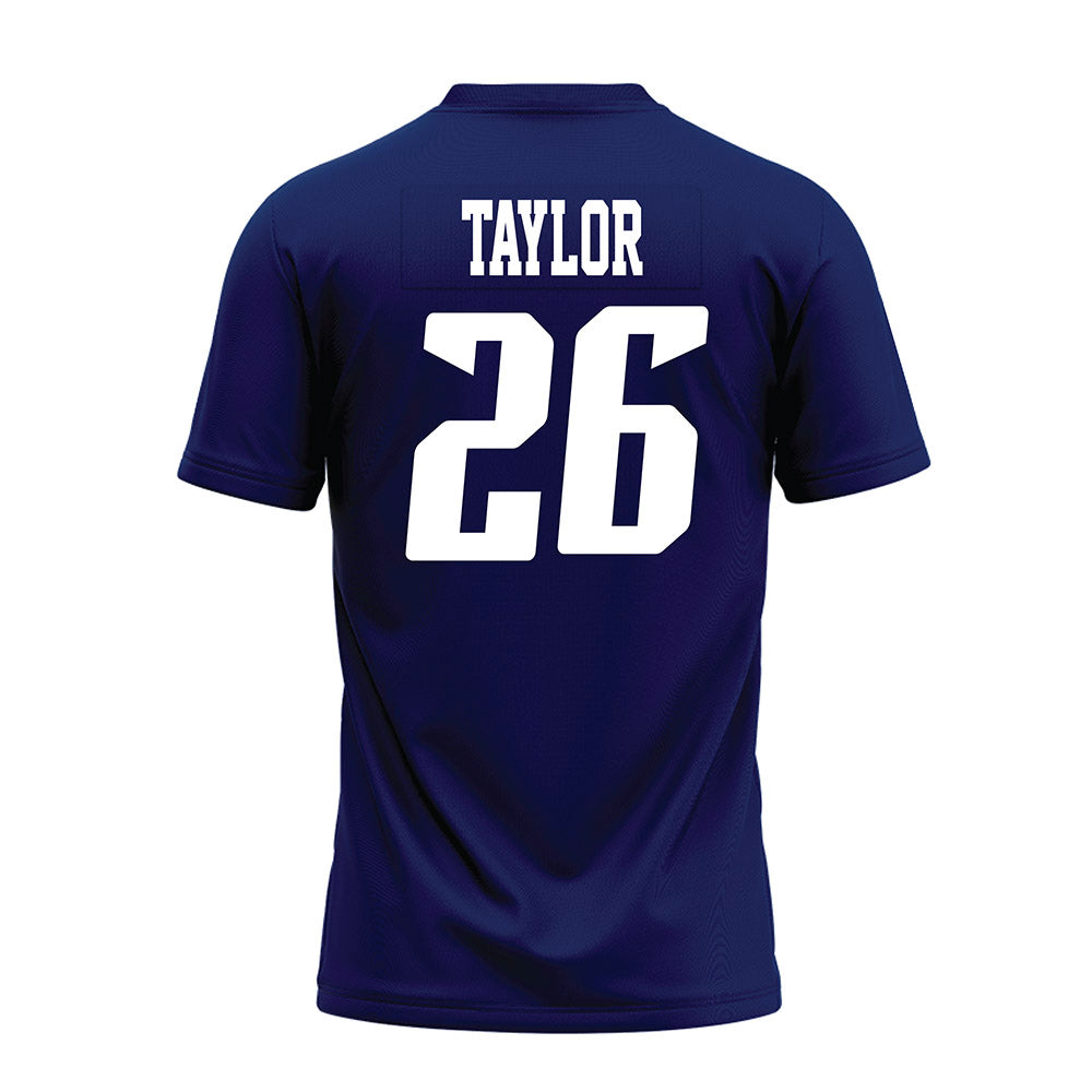 Rice - NCAA Football : Gabe Taylor - Navy Blue AAC Premium Football Jersey