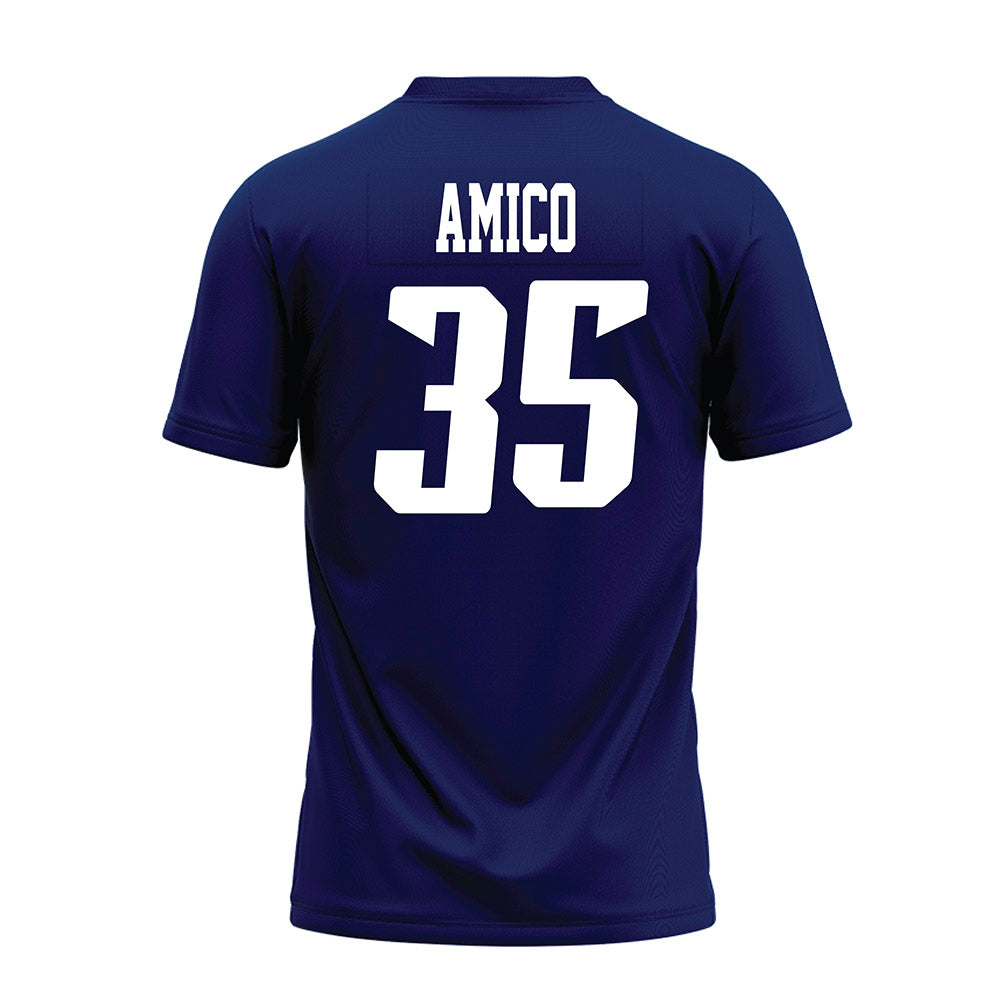 Rice - NCAA Football : Michael Amico - Navy Blue AAC Premium Football Jersey