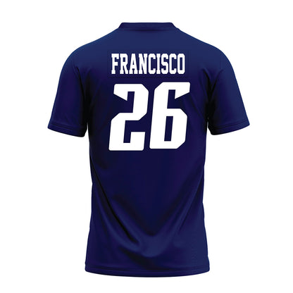 Rice - NCAA Football : Christian Francisco - Navy Blue AAC Premium Football Jersey