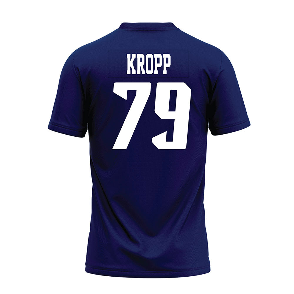 Rice - NCAA Football : Weston Kropp - Navy Blue AAC Premium Football Jersey