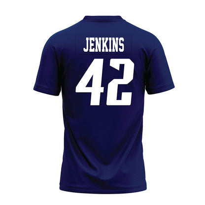 Rice - NCAA Football : DeReyon Jenkins - Navy Blue AAC Premium Football Jersey-1