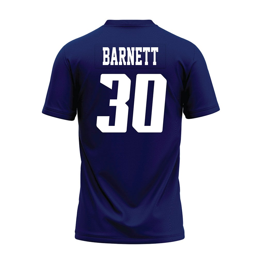 Rice - NCAA Football : Micah Barnett - Navy Blue AAC Premium Football Jersey