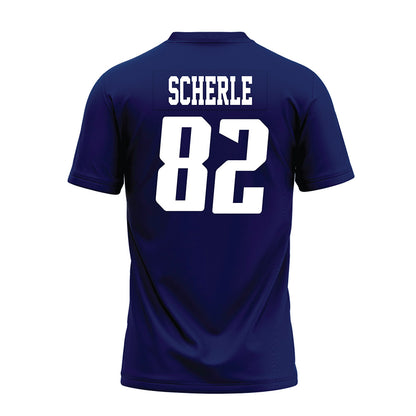 Rice - NCAA Football : Alexander Scherle - Navy Blue AAC Premium Football Jersey-1