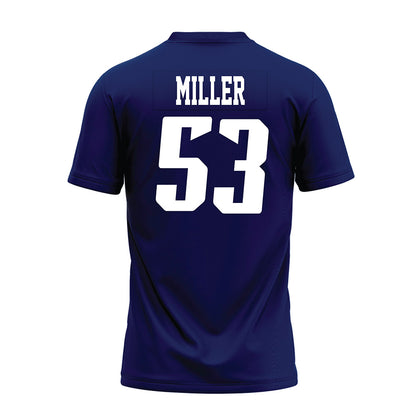 Rice - NCAA Football : Luke Miller - Navy Blue AAC Premium Football Jersey-1