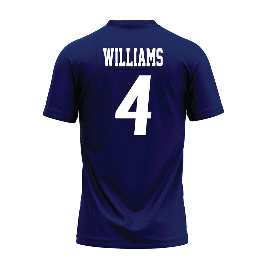 Rice - NCAA Football : Marcus Williams - Navy Blue AAC Premium Football Jersey