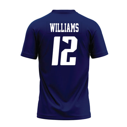 Rice - NCAA Football : Joshua Williams - Navy Blue AAC Premium Football Jersey