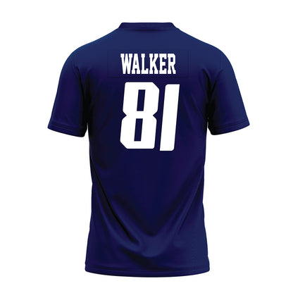 Rice - NCAA Football : Braylen Walker - Navy Blue AAC Premium Football Jersey-1