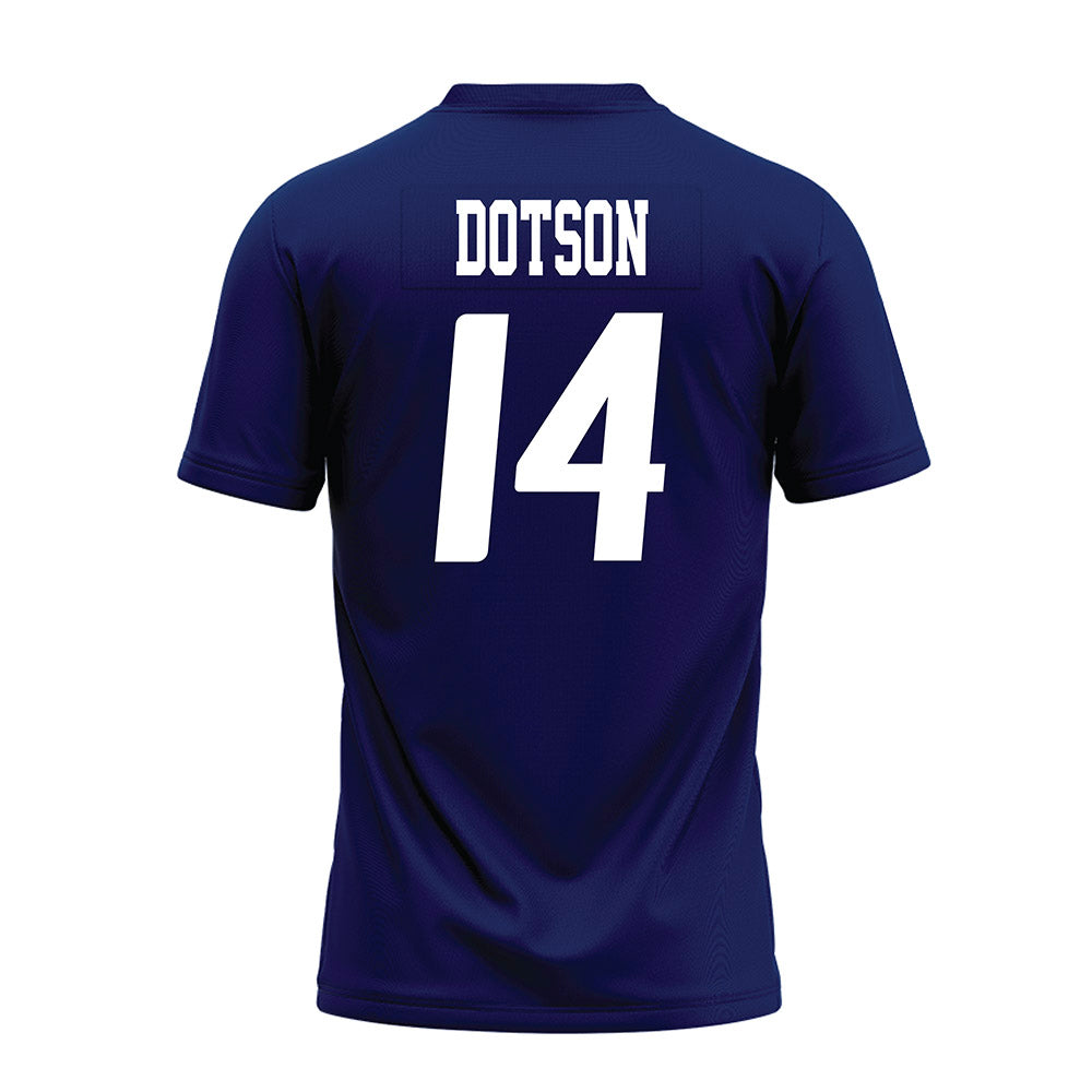 Rice - NCAA Football : Ephraim Dotson - Navy Blue AAC Premium Football Jersey