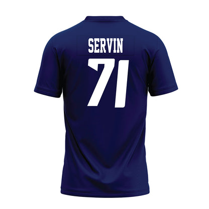 Rice - NCAA Football : Clay Servin - Navy Blue AAC Premium Football Jersey