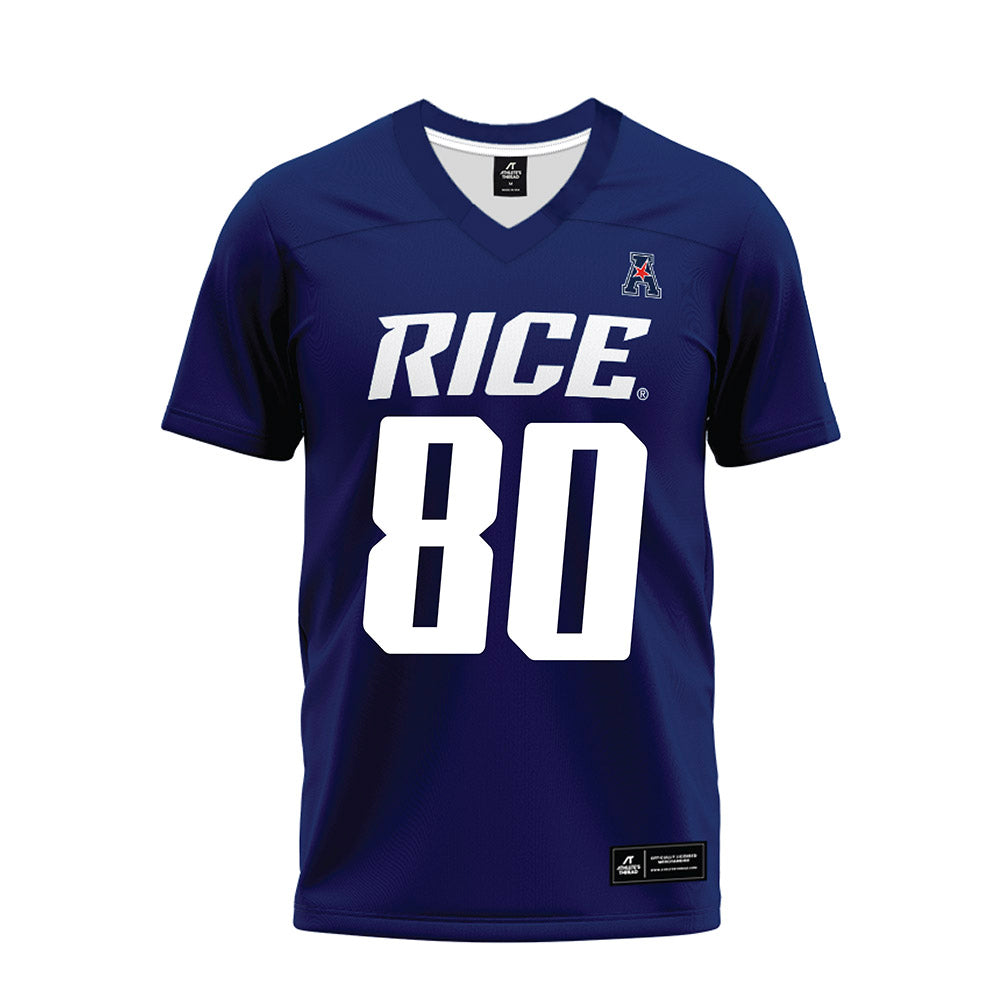 Rice - NCAA Football : Rawson MacNeill - Navy Blue AAC Premium Football Jersey