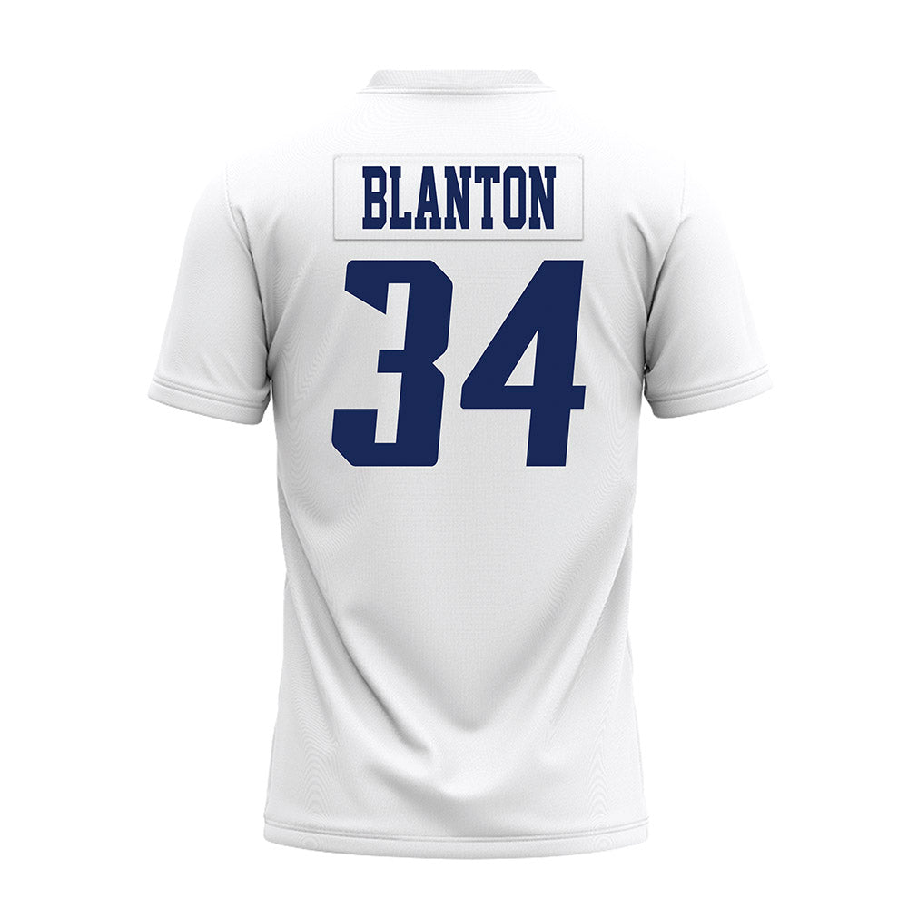 Rice - NCAA Football : Kaleb Blanton - White AAC Premium Football Jersey-1