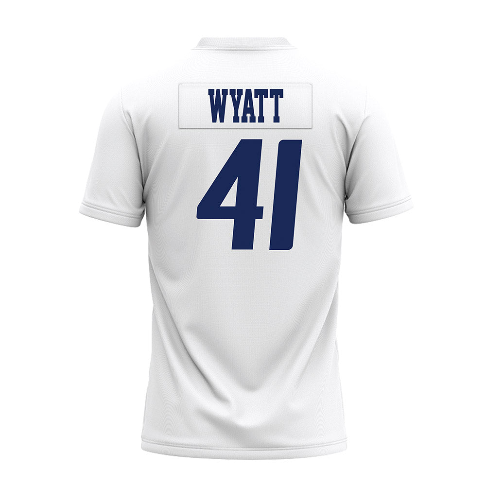 Rice - NCAA Football : Plae Wyatt - White AAC Premium Football Jersey-1