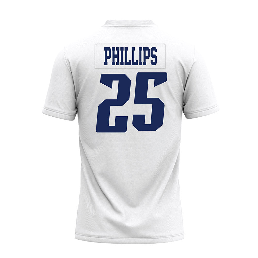 Rice - NCAA Football : Rhys Phillips - White AAC Premium Football Jersey-1