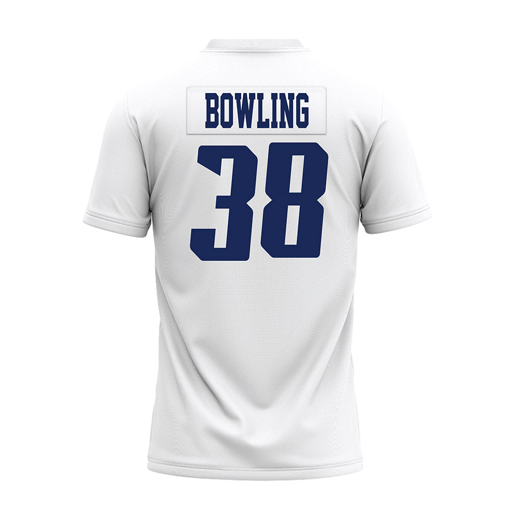 Rice - NCAA Football : Shepherd Bowling - White AAC Premium Football Jersey-1