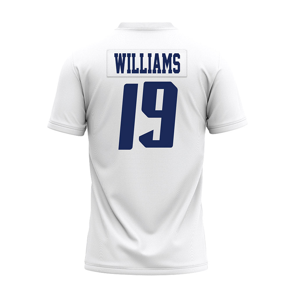 Rice - NCAA Football : Jeremiah Williams - White AAC Premium Football Jersey-1