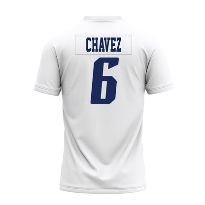 Rice - NCAA Football : Jo Chavez - White AAC Premium Football Jersey-1