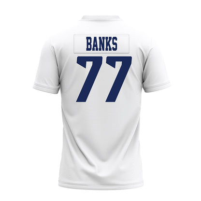 Rice - NCAA Football : Brant Banks - White AAC Premium Football Jersey