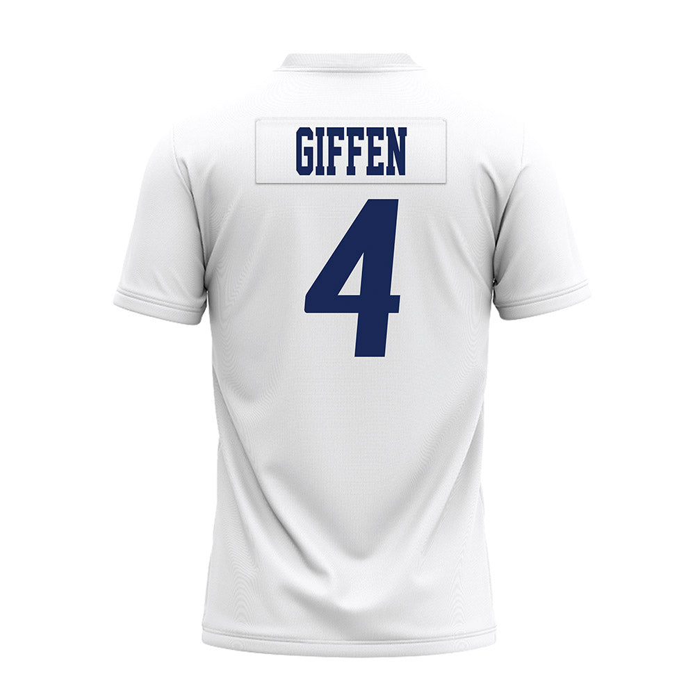 Rice - NCAA Football : Colin Giffen - White AAC Premium Football Jersey