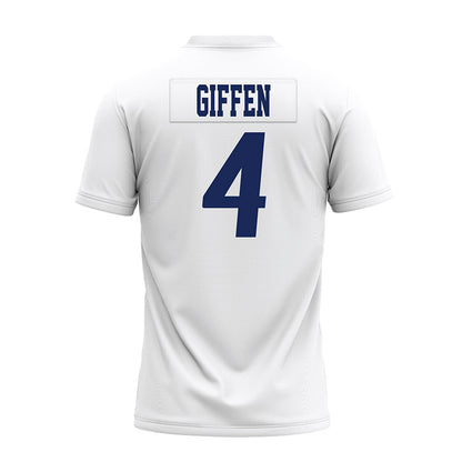 Rice - NCAA Football : Colin Giffen - White AAC Premium Football Jersey