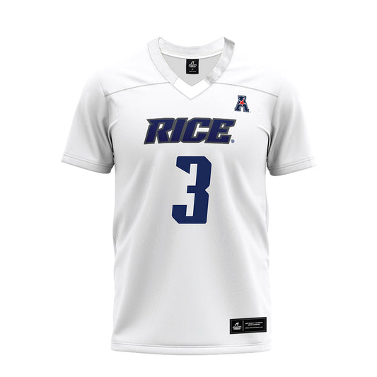 Rice - NCAA Football : Coleman Bennett - White AAC Premium Football Jersey