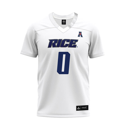 Rice - NCAA Football : Andrew Awe - White AAC Premium Football Jersey-0