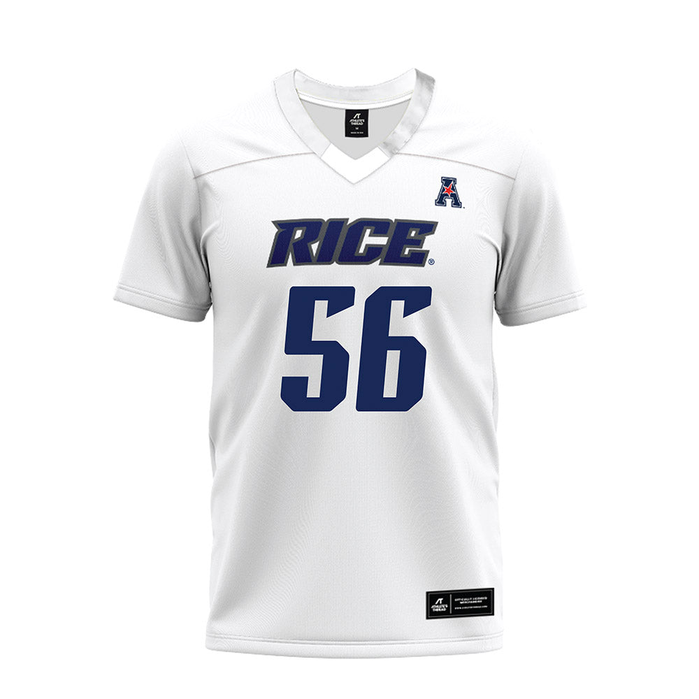 Rice - NCAA Football : Nate Bledsoe - White AAC Premium Football Jersey