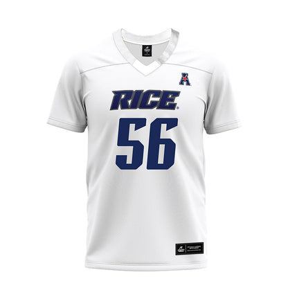 Rice - NCAA Football : Nate Bledsoe - White AAC Premium Football Jersey